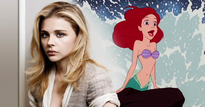 Chloë Moretz interpretará Ariel em live-action de ‘A Pequena Sereia’