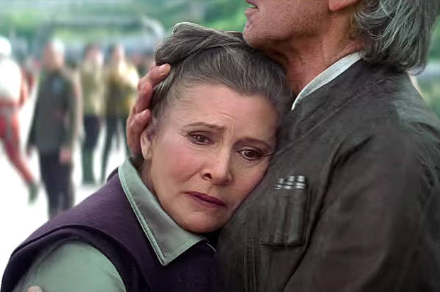 Carrie Fisher, a princesa Leia de Star Wars, nos deixa aos 60 anos.