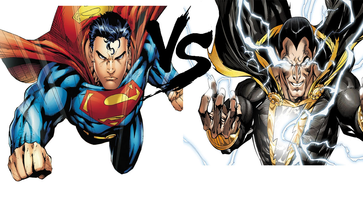 Superman vs Black Adam? Sim, por favor!